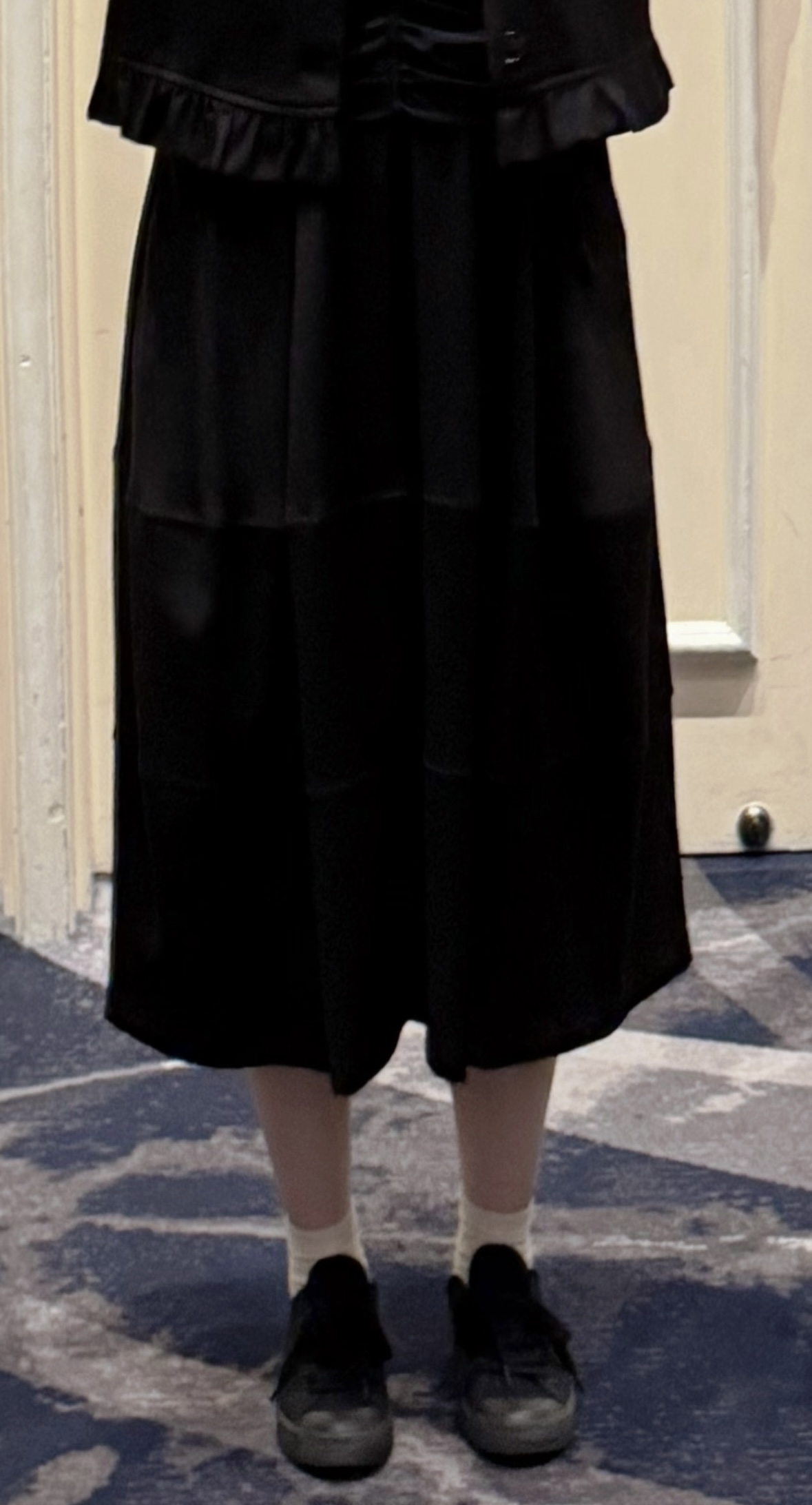 スカート oheshio balloon banding midi skirt black スカート oheshio balloon banding midi skirt black balloon banding