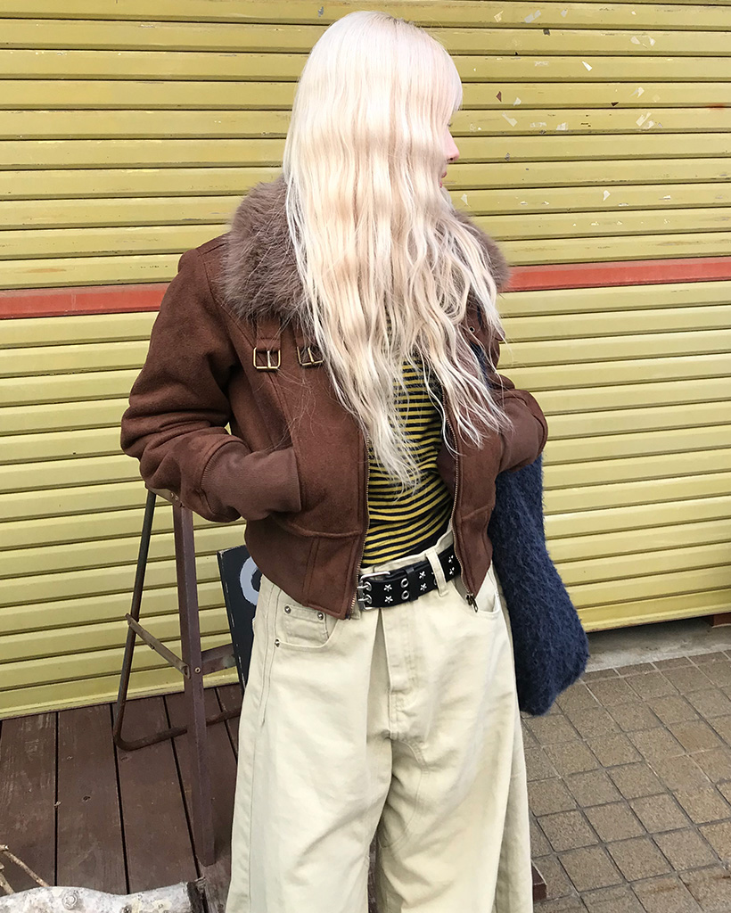 レイヤードファームートンジャケット