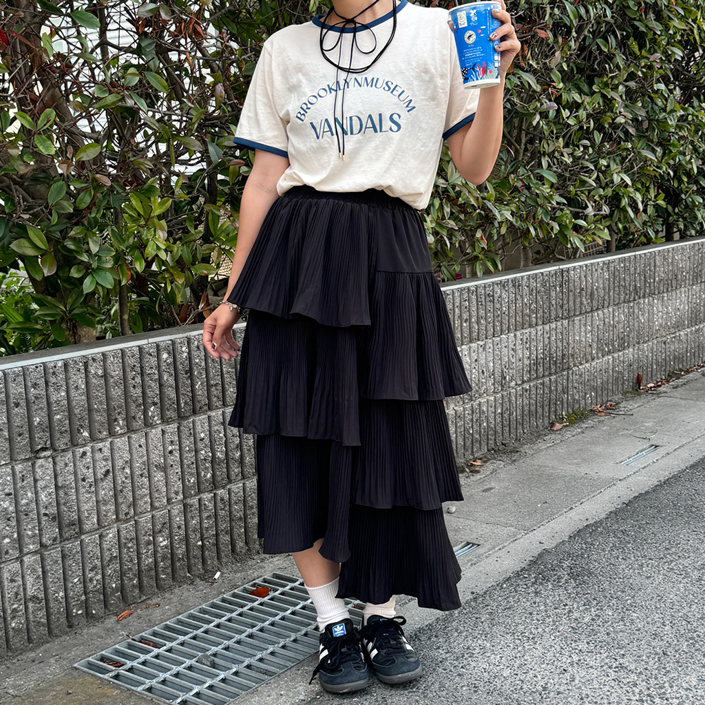 ティアードアンバランススカート | ファッション通販サイト NUGU