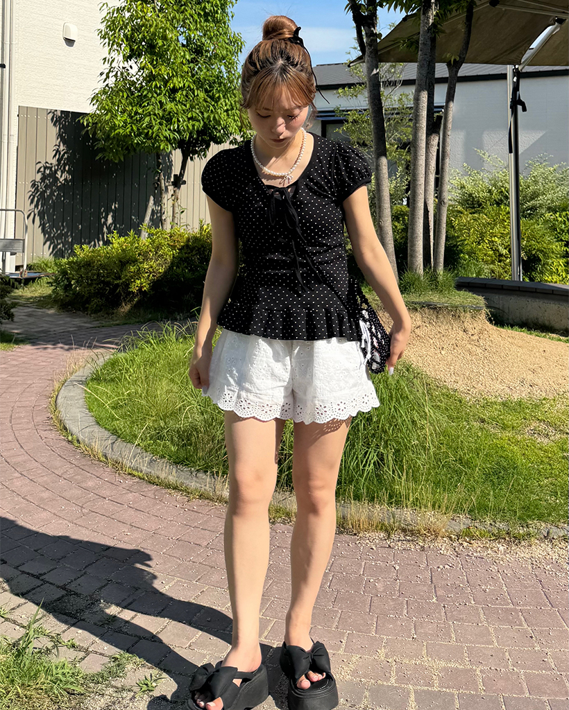 デイジーレースパンチングショートパンツ | ファッション通販