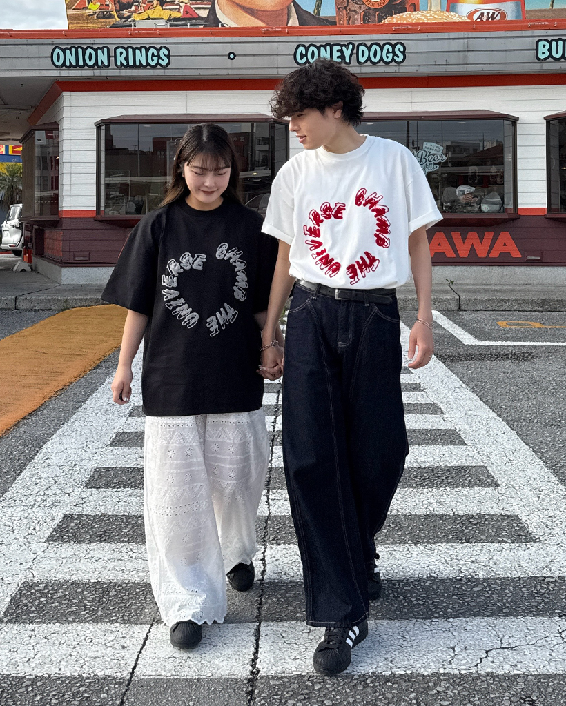 グラスハート 体感上映 配布物　Tシャツ2枚セット Silver]クルーレスハートTシャツ[4COLOR] - RANDOMOFF | 60