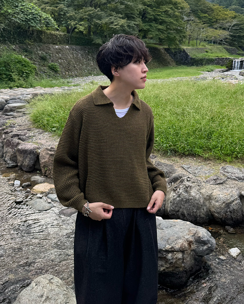 lui jewelry ニット　ブラウン lui jewelry ニット ブラウン