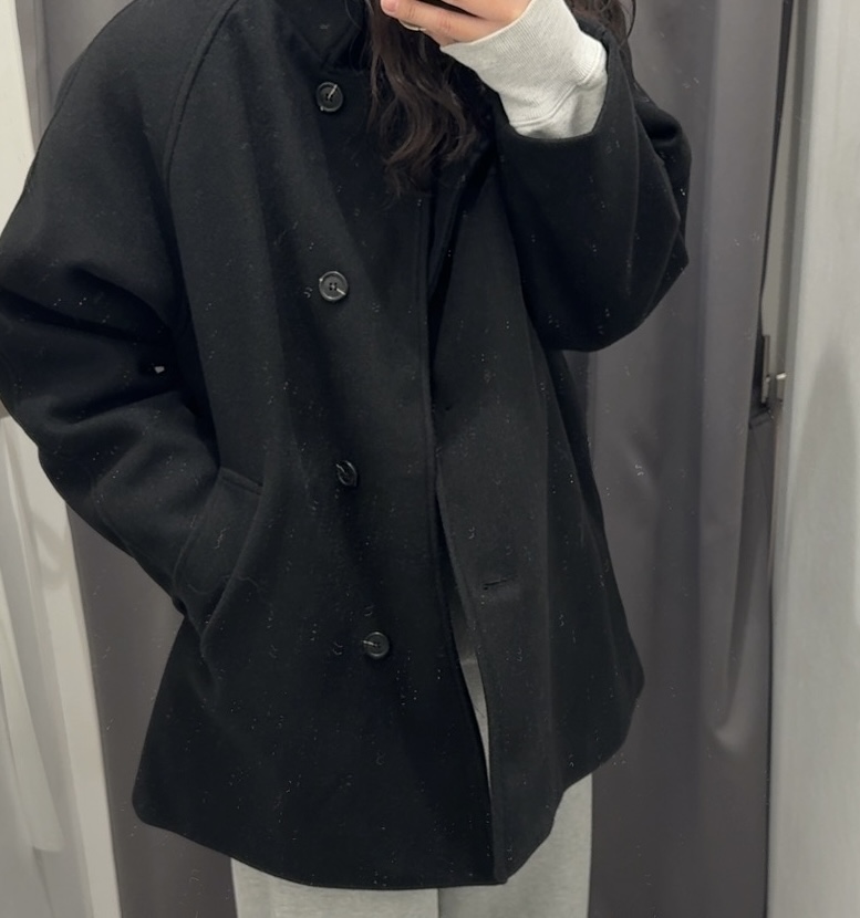 ハイネック＆カラーハーフコート | ファッション通販サイト NUGU