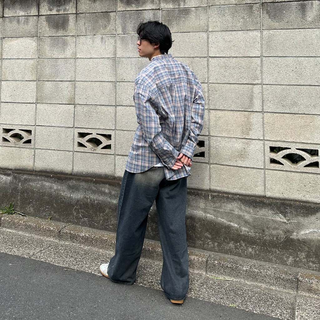 オーバーサイズマドラスチェックシャツ | ファッション通販
