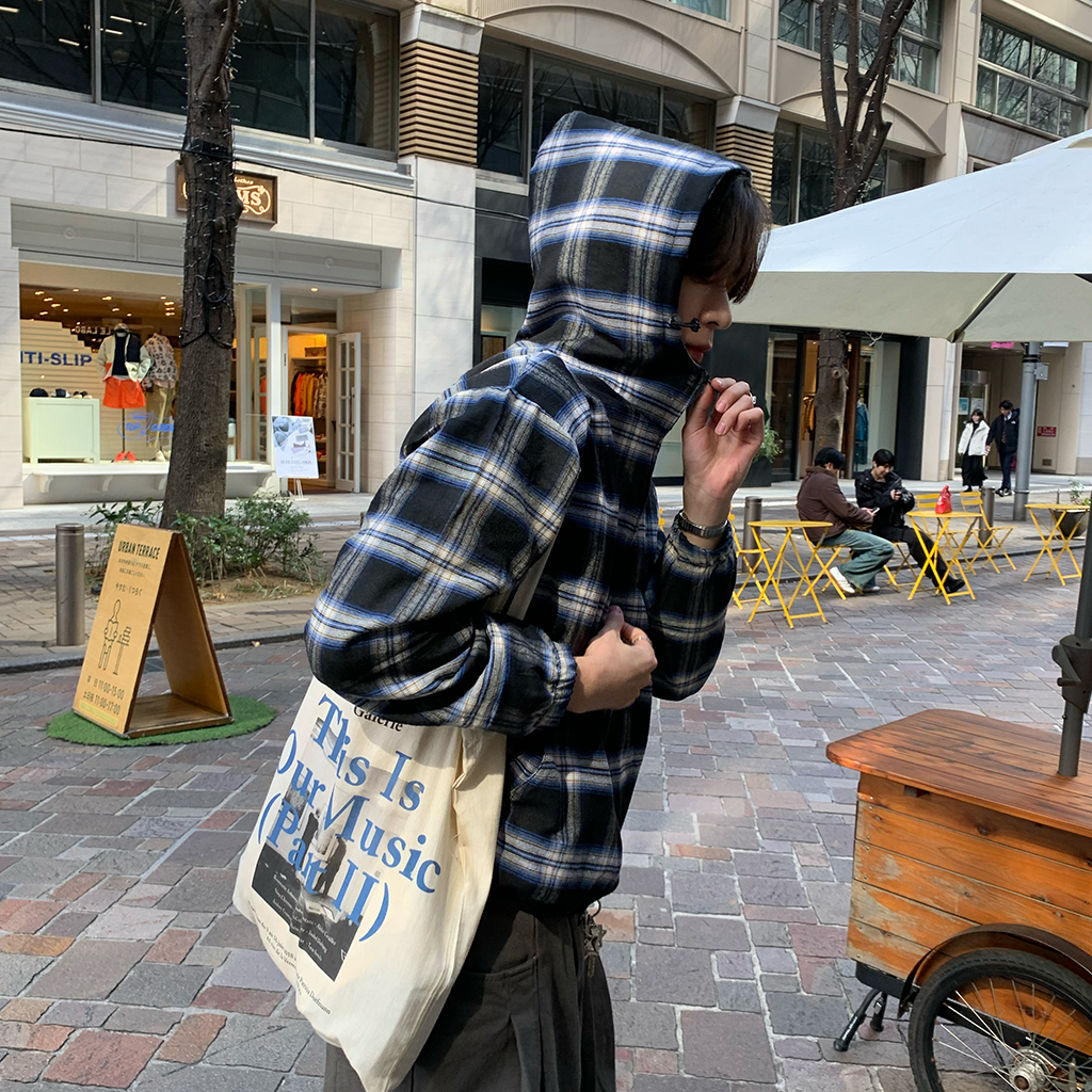 雅フーディーチェックダブルジップパーカー Hoodie Check Double Zip Parker – ANDOR ONLINE