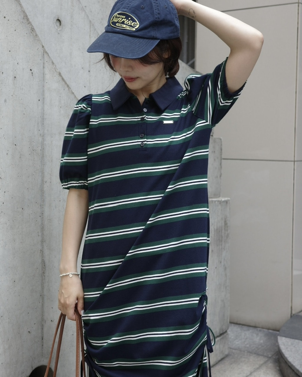 jumelle drost polo one-piece ボーダー jumelle（ジュメロ）の「【大ヒットアイテム】drost polo one