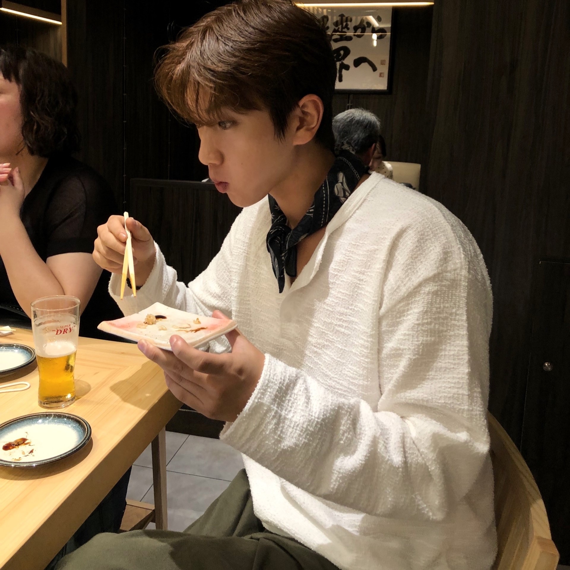 Tweed henlyneck sleeve (2color)