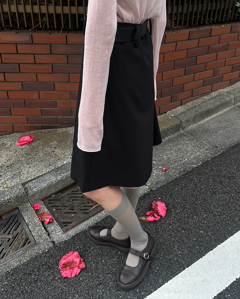 ワイドプリーツミディスカート | ファッション通販サイト NUGU