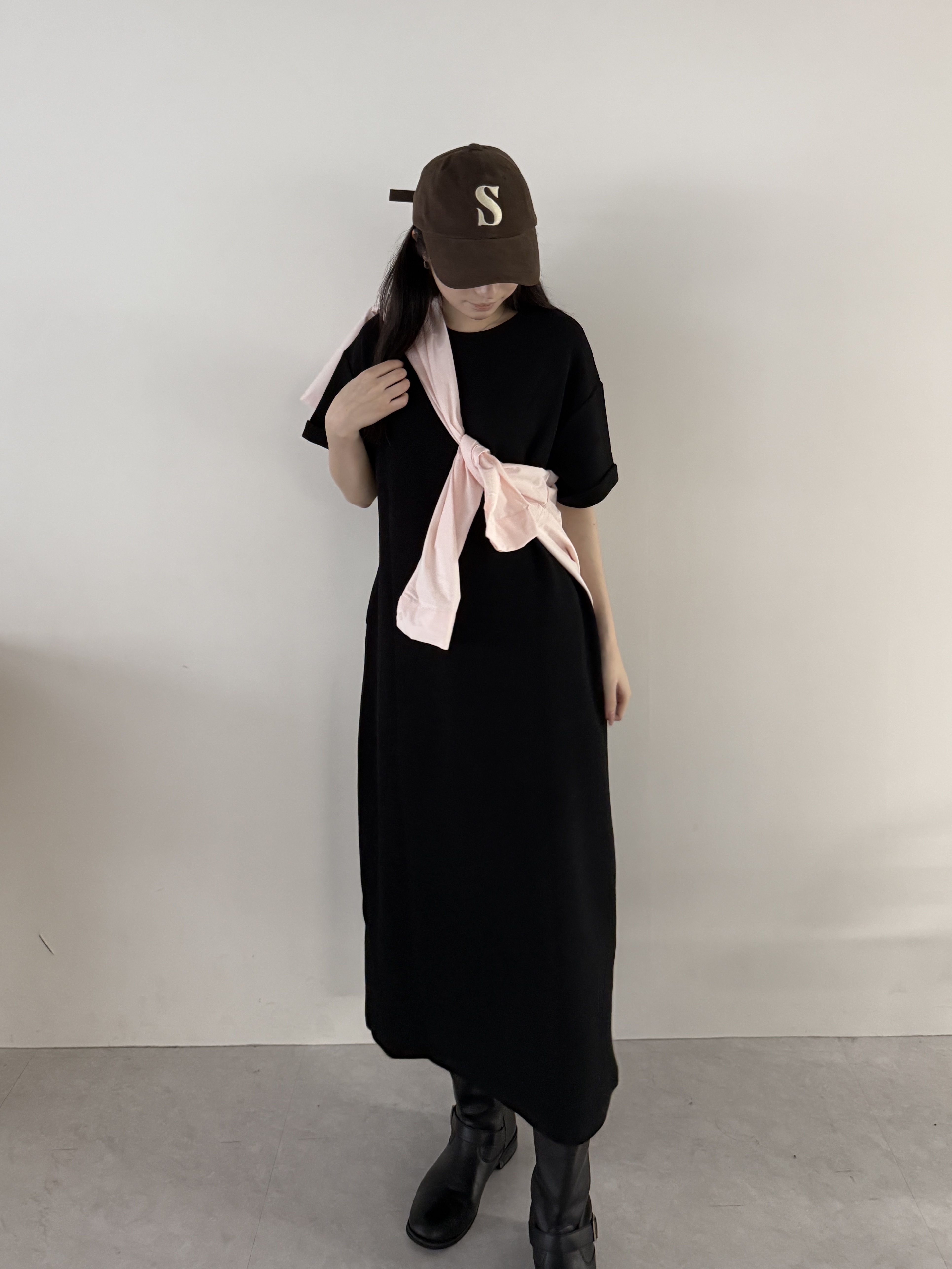 前後2WAYハーフジップTシャツワンピース | ファッション通販サイト NUGU