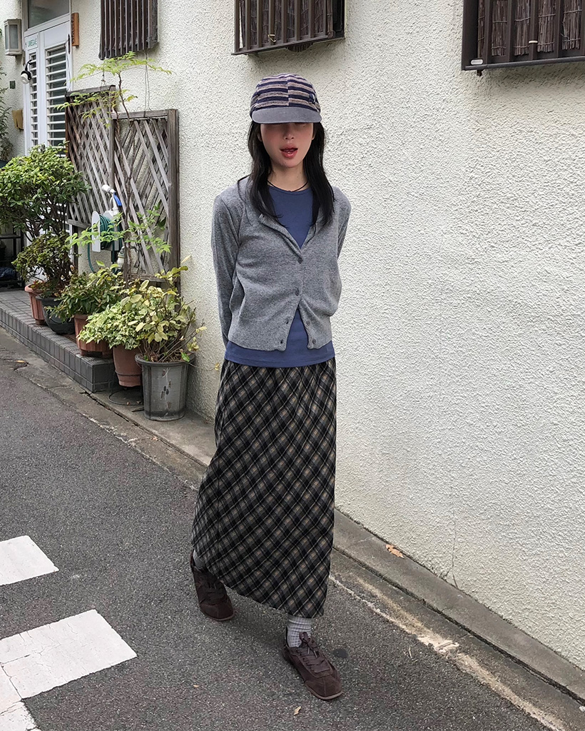 ヤマダヤ　ｖｉｎ　スコットクラブ　チェックスカート Vinのロングスカートの商品一覧｜ファッション通販のYAMADAYA STORE