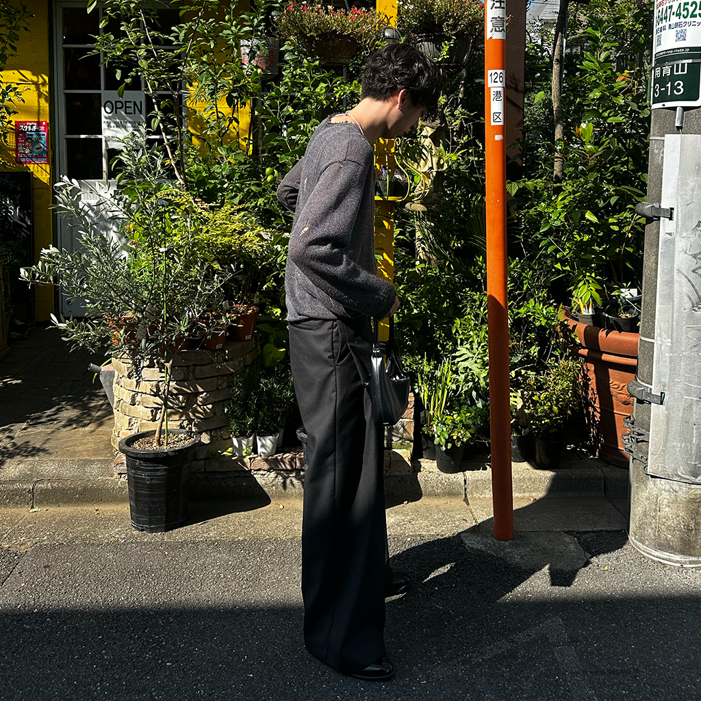 ダメージルーズフィットニット | ファッション通販サイト NUGU