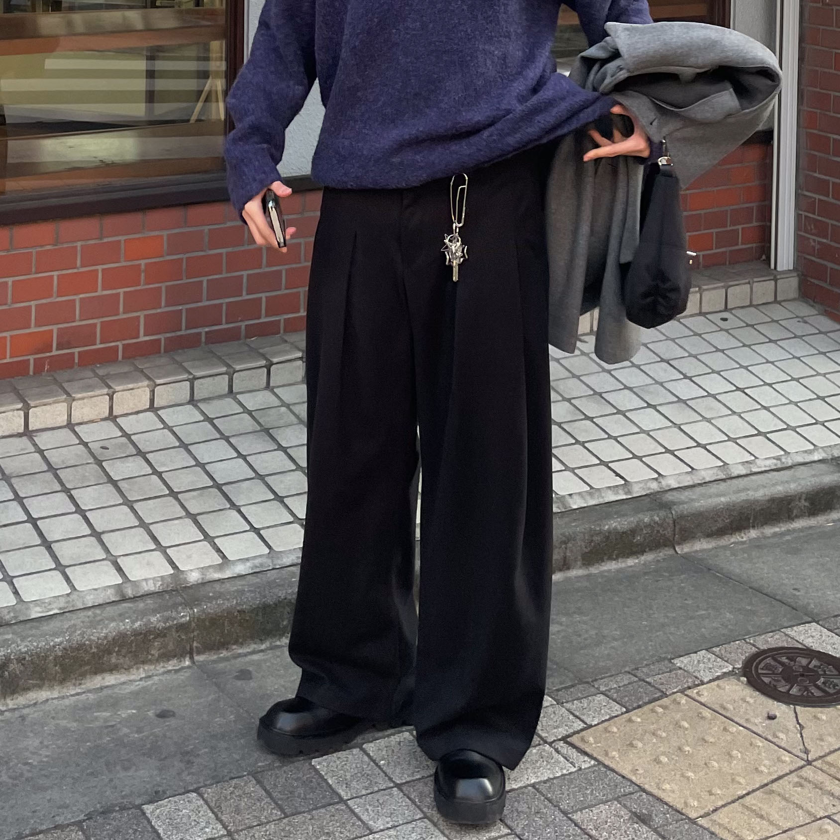 nutemperor ワイドスラックス TECH WOOLISH WARM ヘビー ワイド スラックス（スラックス）｜JOURNAL