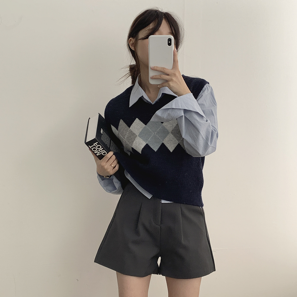 秋冬アーガイルベスト | ファッション通販サイト NUGU