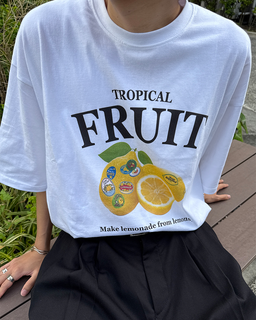 レモンさん専用 レモンプリントハーフTシャツ | ファッション通販サイト NUGU