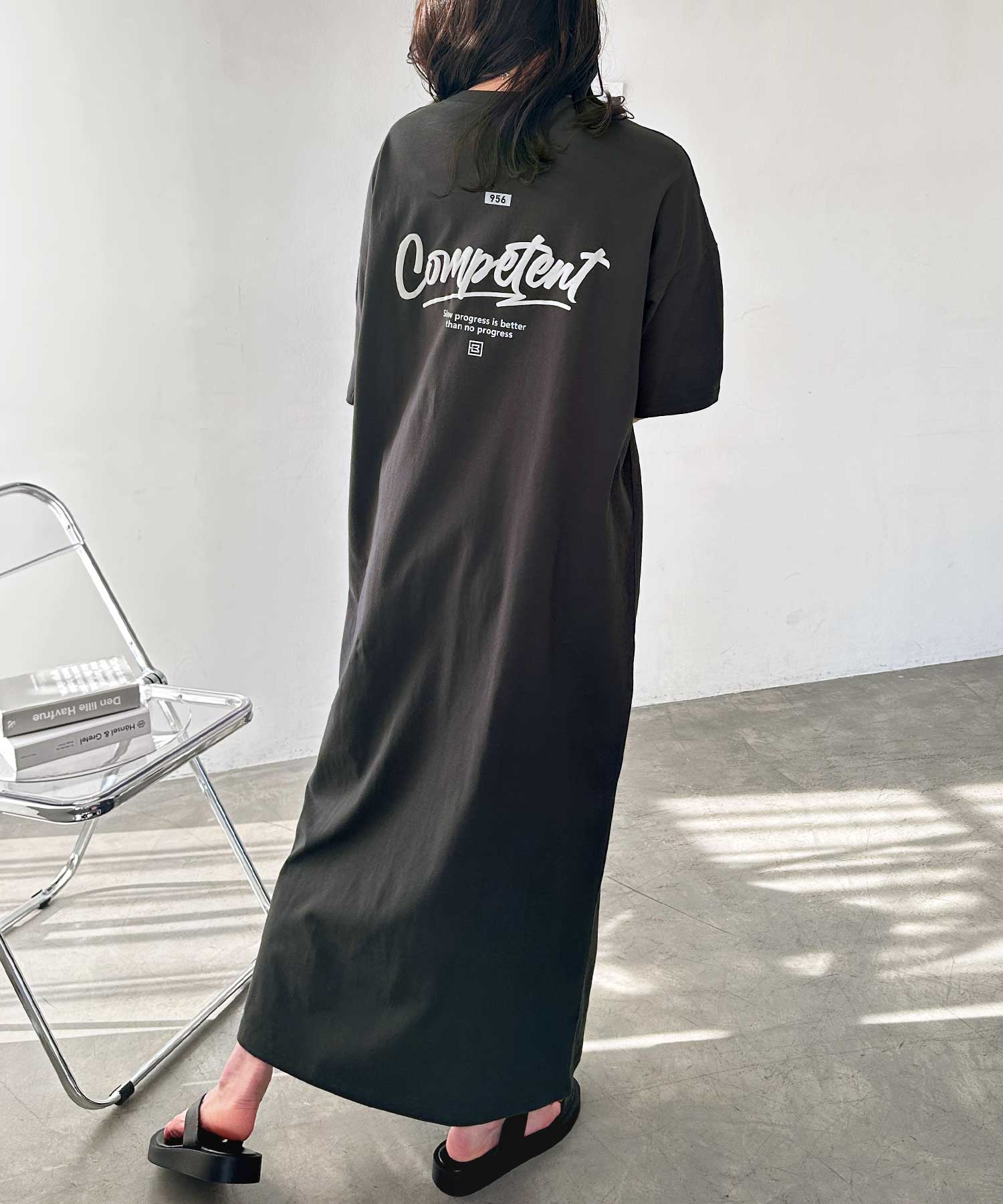 アソートロゴプリントTシャツワンピース | ファッション通販サイト NUGU