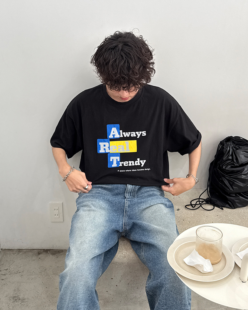 ARTレタリングハーフTシャツ | ファッション通販サイト NUGU