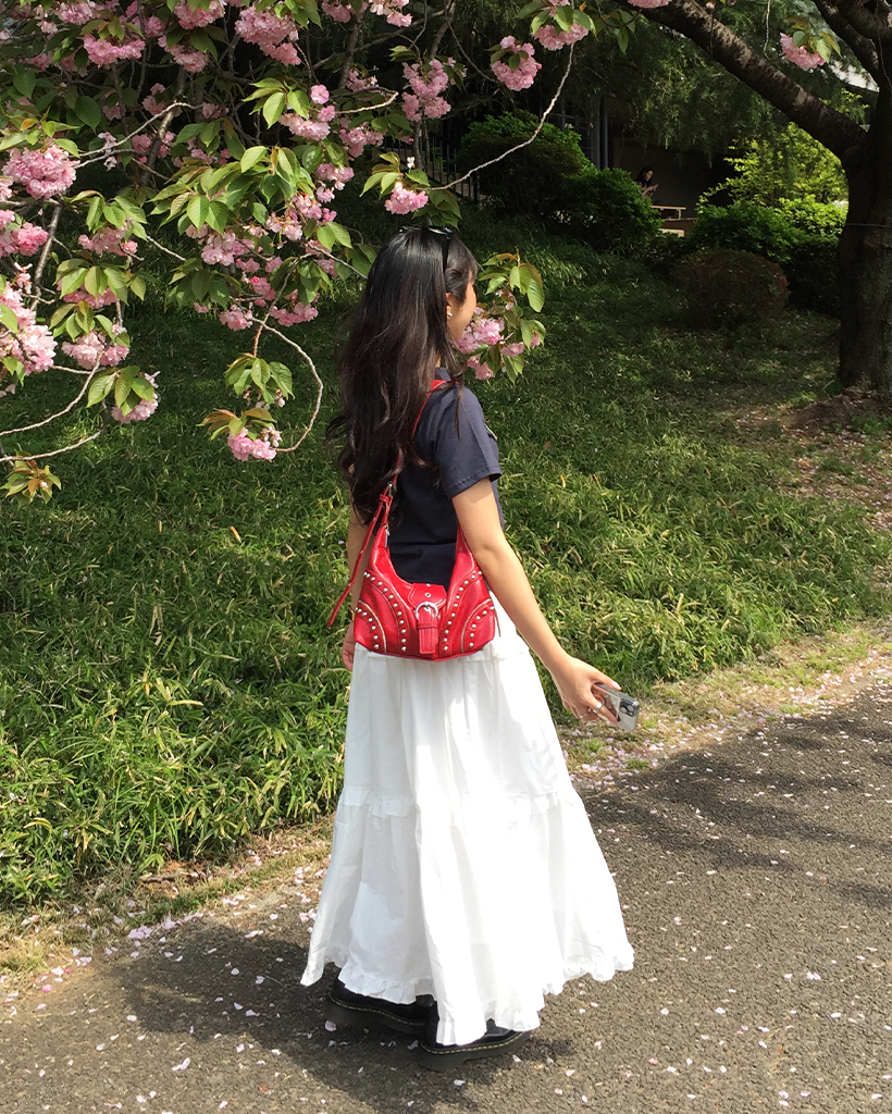 フリルラインフレアマキシスカート | ファッション通販サイト NUGU