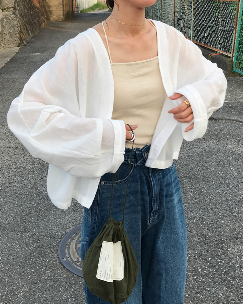 ソフトノーカラージャケット | ファッション通販サイト NUGU