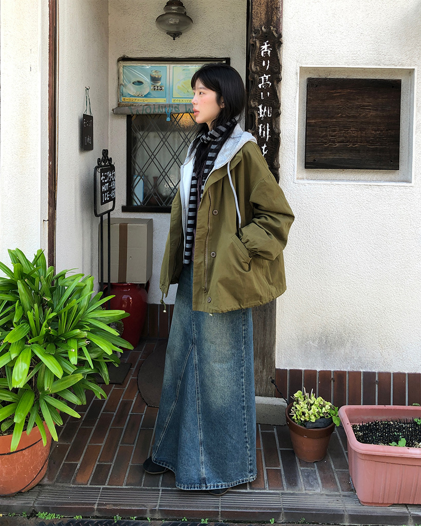 ミューズドゥドゥーズィエムクラス　デニムロングスカート　ヴィンテージ加工　マキシ DEUXIEME CLASSE（ロングスカート）のフリマアイテム一覧