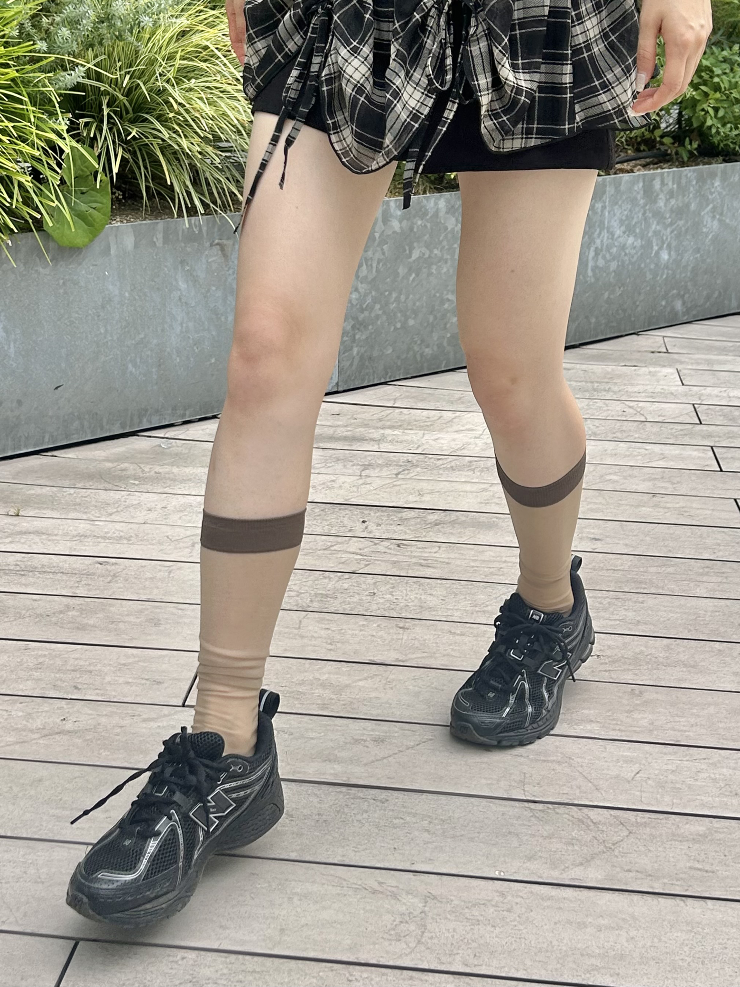 カラーチュール透けハイソックス | ファッション通販サイト NUGU