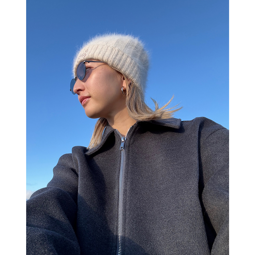 スエードカラージップアップジャケット | ファッション通販