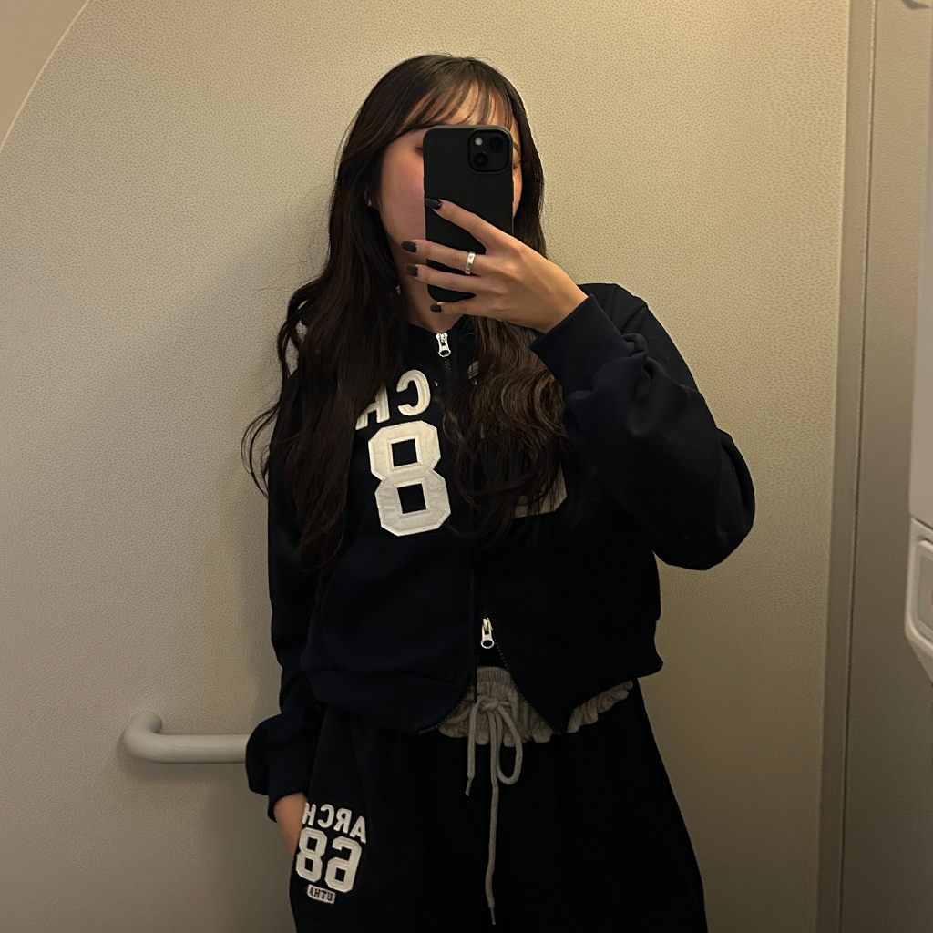 68パッチクロップドパーカー | ファッション通販サイト NUGU