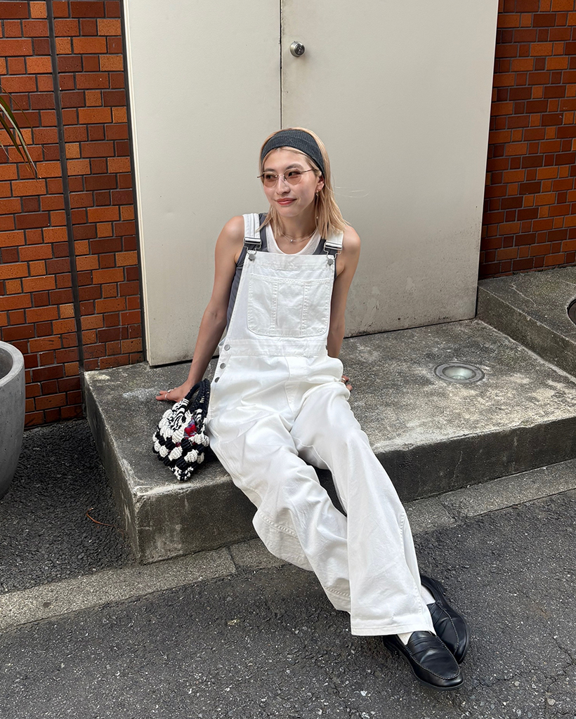 カンガルーポケットコットンワイドオーバーオール | ファッション通販