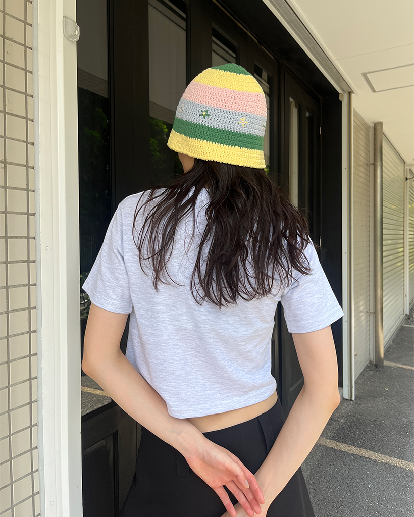 シンプルクロップドハーフTシャツ | ファッション通販サイト NUGU