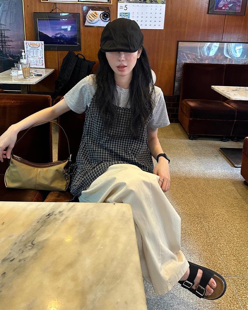スナップバンディングワイドパンツ | ファッション通販サイト NUGU