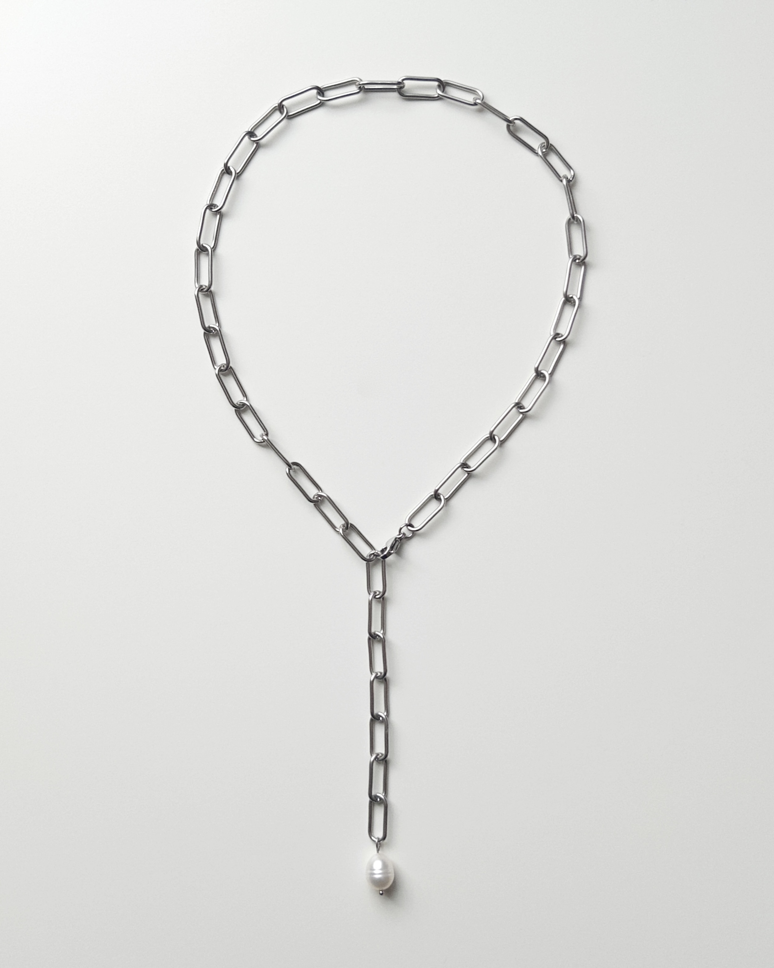 jentlouis シルバー　チェーンネックレス ステンレス 3way シルバーチェーンネックレス | ファッション通販