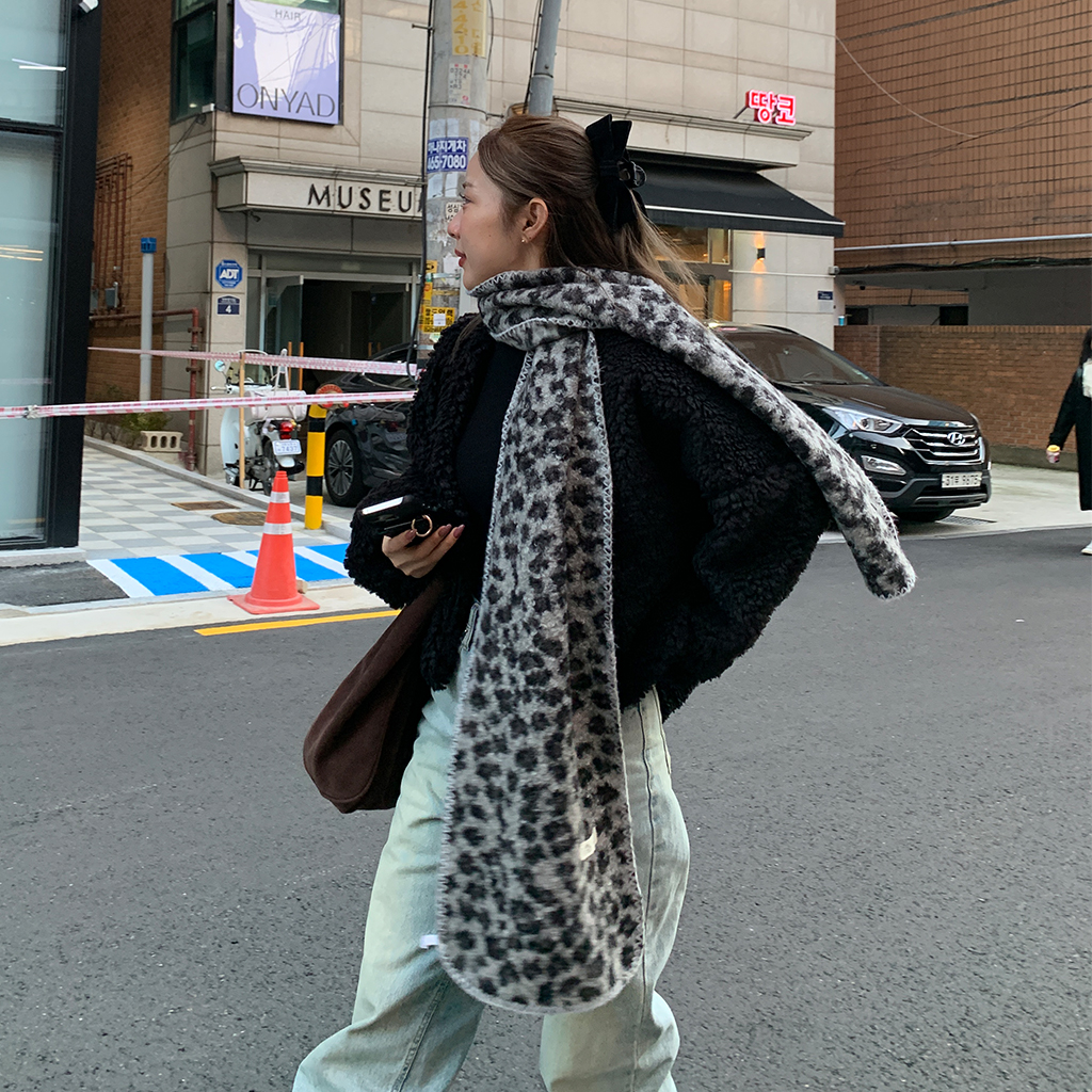 レオパードパターンマフラー | ファッション通販サイト NUGU