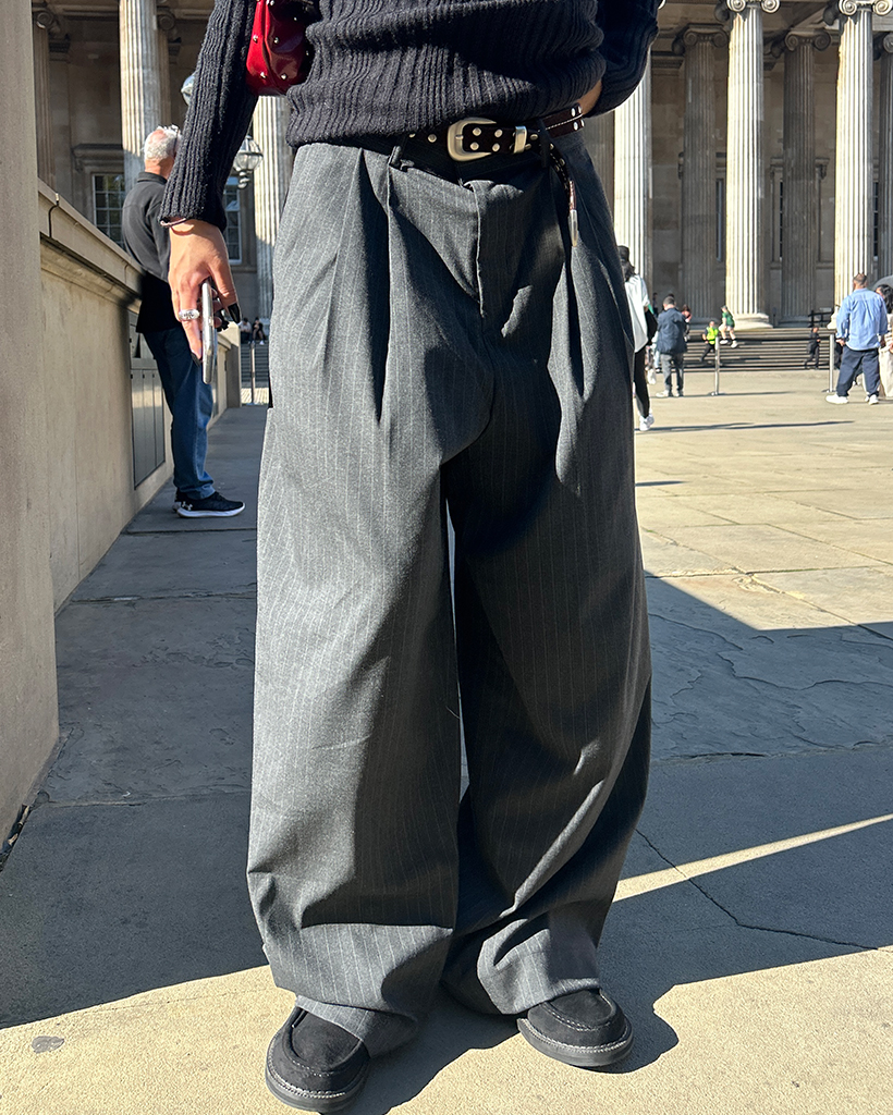 Shikitari ラメ スラックス Shikitari ラメ スラックス