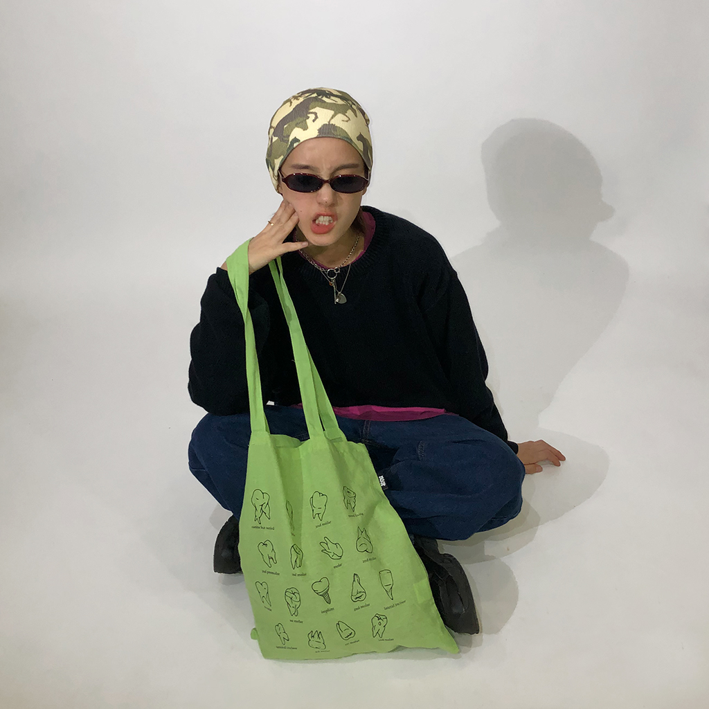 ORIGINAL) トゥースグラフィックエコバッグ | ファッション通販
