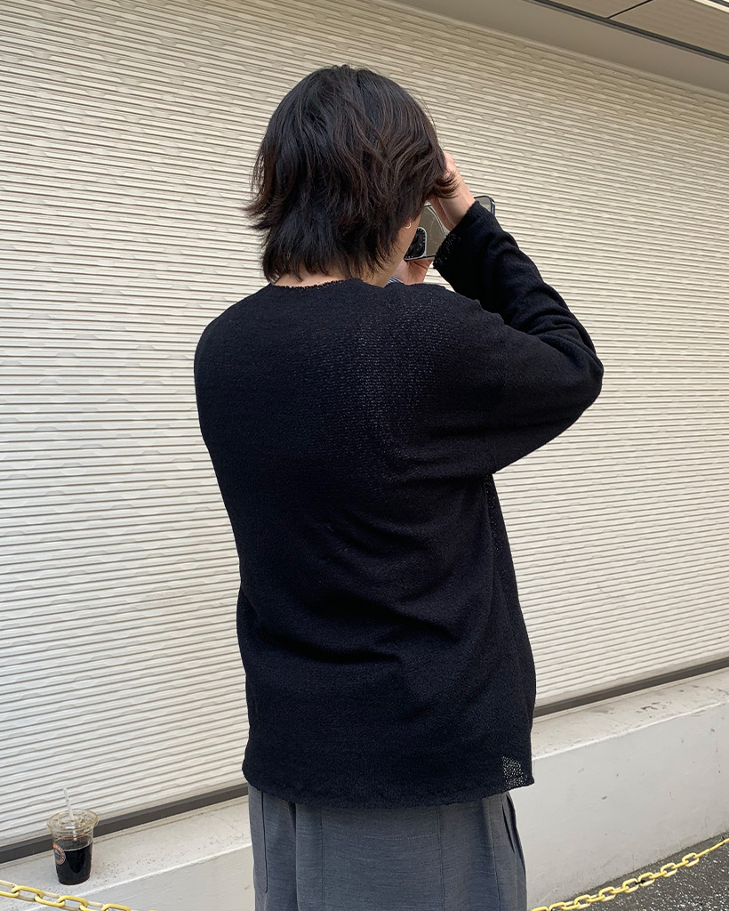 シアーVネックニット | ファッション通販サイト NUGU