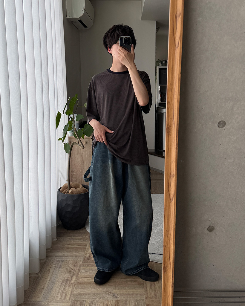 ほそボーダーTシャツ | ファッション通販サイト NUGU