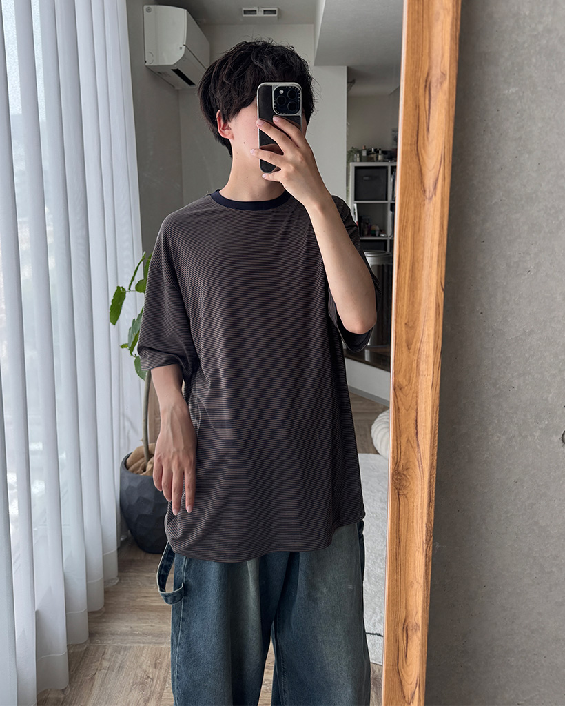 ほそボーダーTシャツ | ファッション通販サイト NUGU