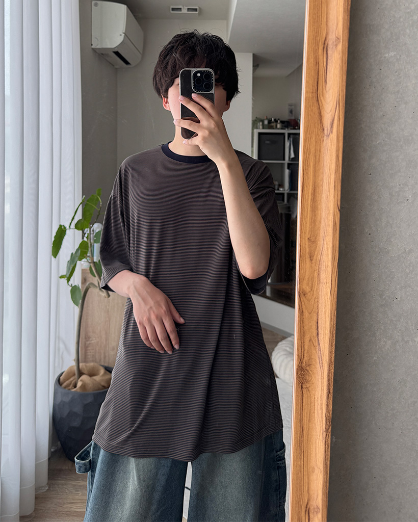 ほそボーダーTシャツ | ファッション通販サイト NUGU