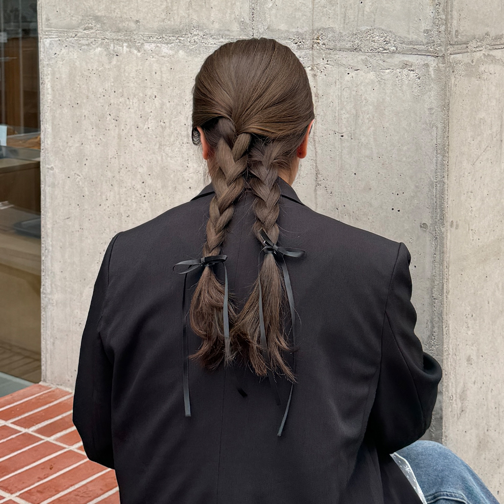 リボンポイントヘアピン | ファッション通販サイト NUGU