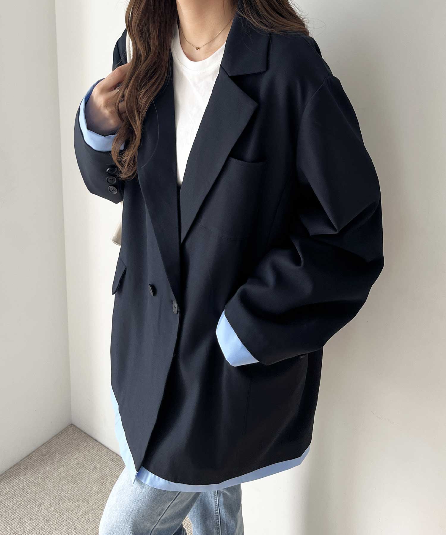 deres 12th ダブルレイヤードシャツジャケット deres 12th ダブルレイヤードシャツジャケット