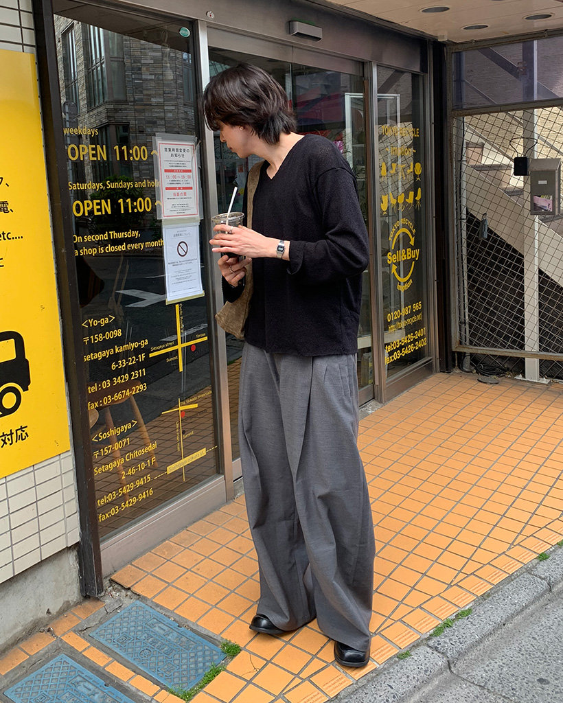 ユニセックス）ピンタックバルーンスラックス | ファッション
