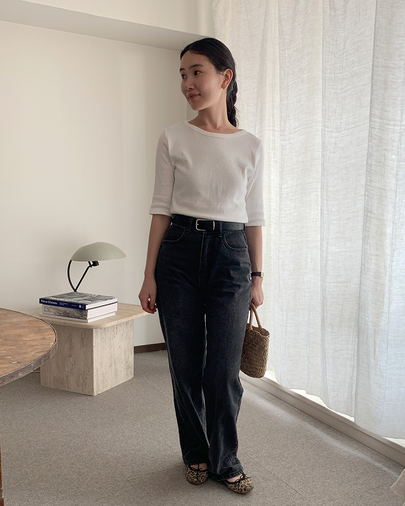 ストレートフィットベーシックデニムパンツ | ファッション通販