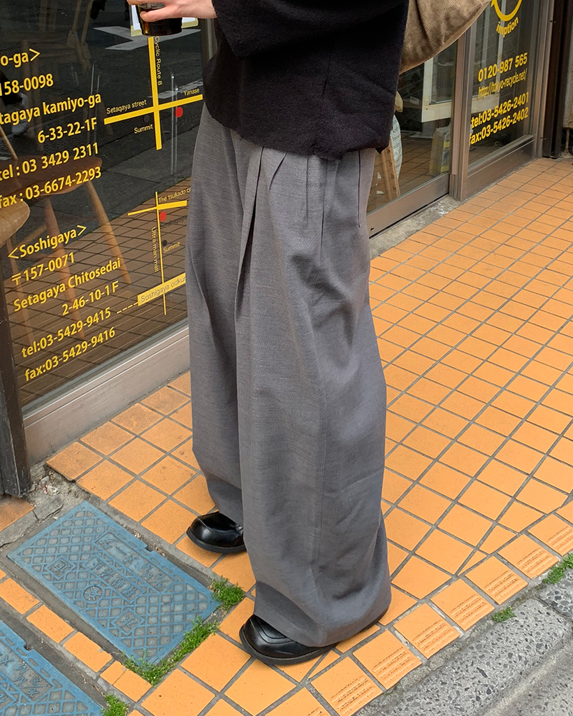 ユニセックス）ピンタックバルーンスラックス | ファッション通販