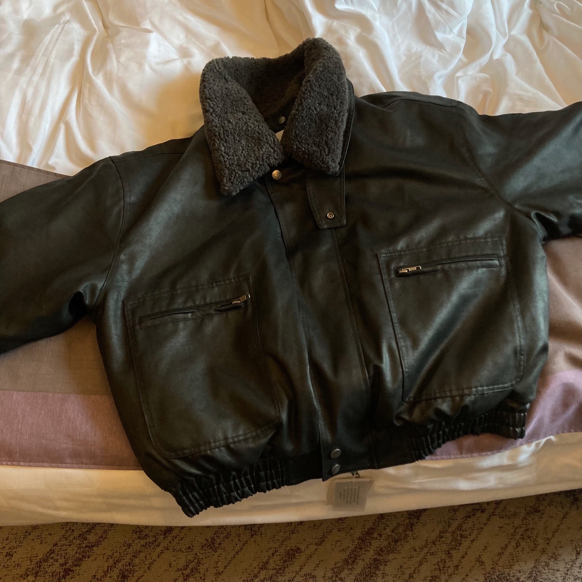 クロップムートンファージャケット