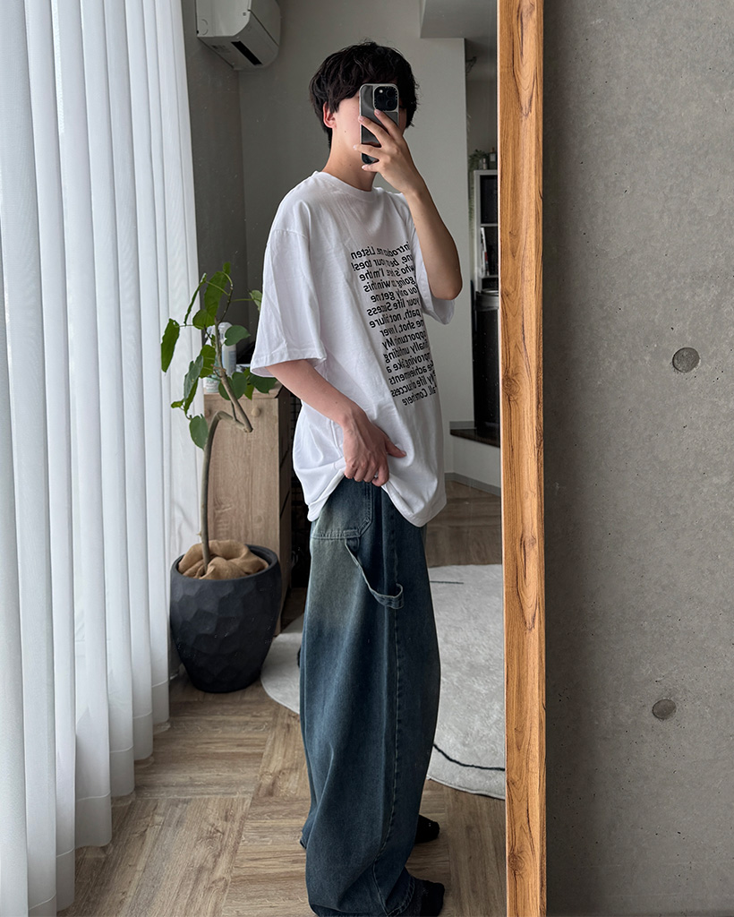 半袖Tシャツ ユニセックス ウオッシュド デジタルプリント Muddy swoosh x Astronaut Short Sleeve T-shirt ユニセックス