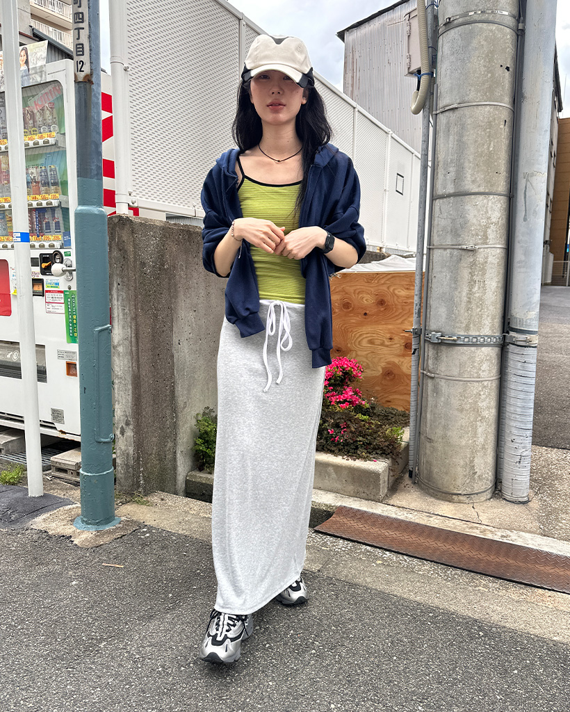 ボーダーキャップ入りキャミソール | ファッション通販サイト NUGU