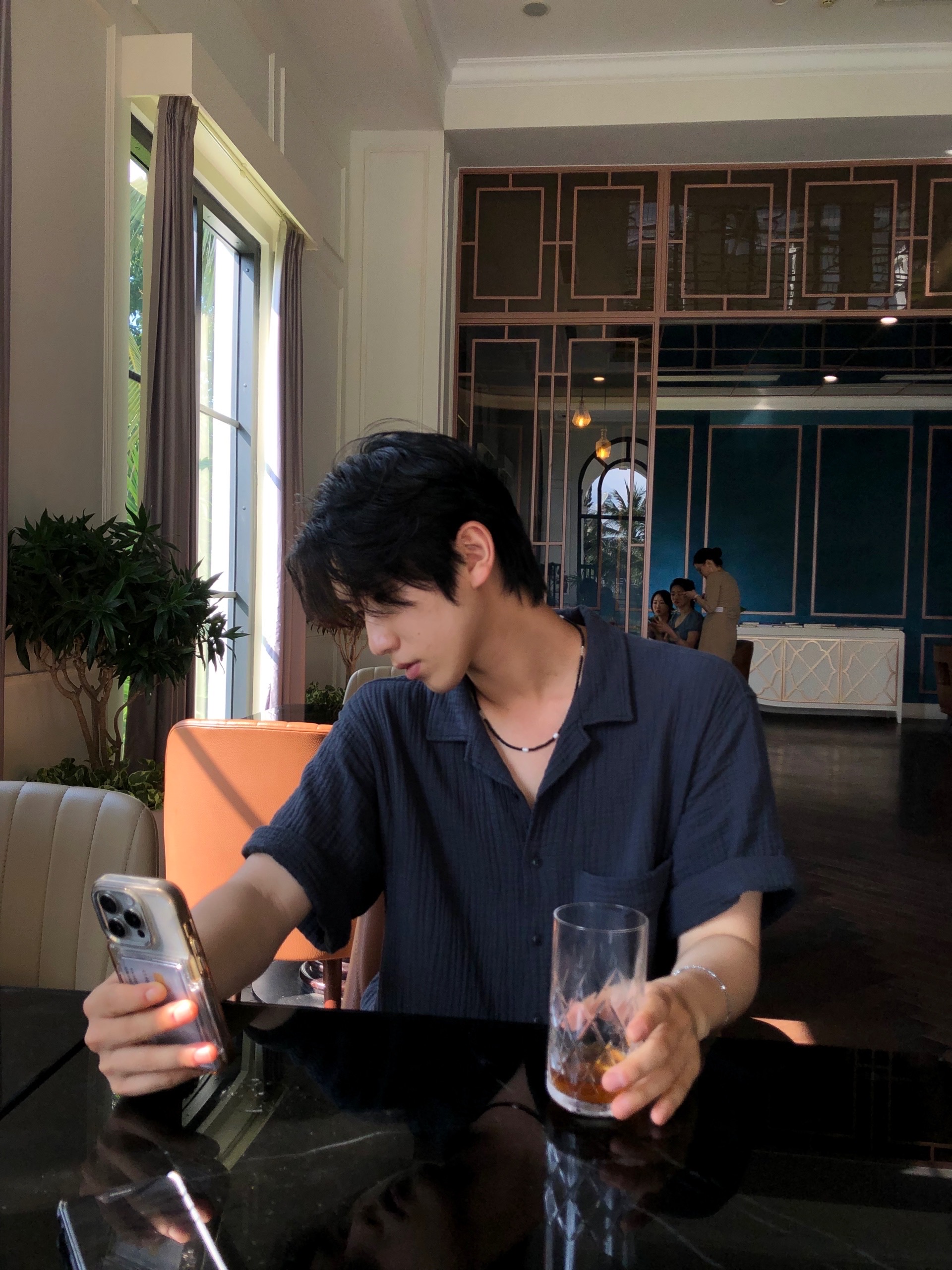 Soft washed half shirt (3color)