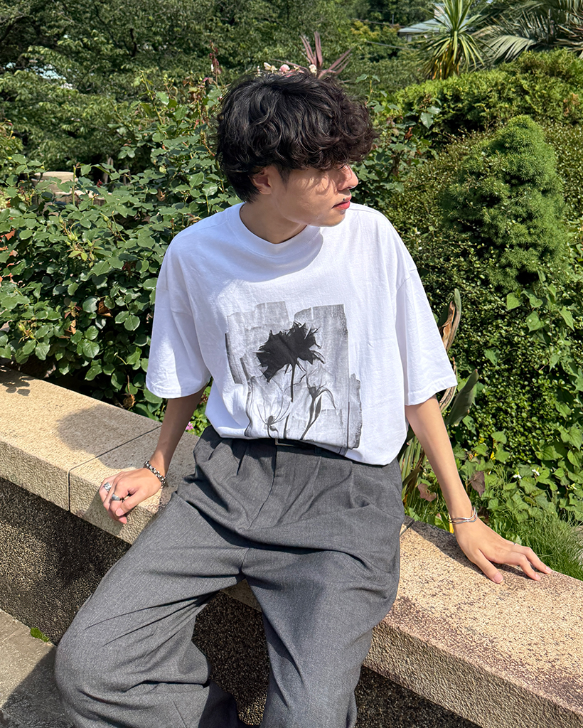 SUGAR ROSE グラフィックTシャツ ホワイト SUGAR ROSE グラフィックTシャツ ホワイト