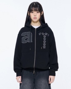 【Kのファッション部屋】198club Zip-UpHoodie Black M Kのファッション部屋】198club Zip-UpHoodie Black M Kのファッション