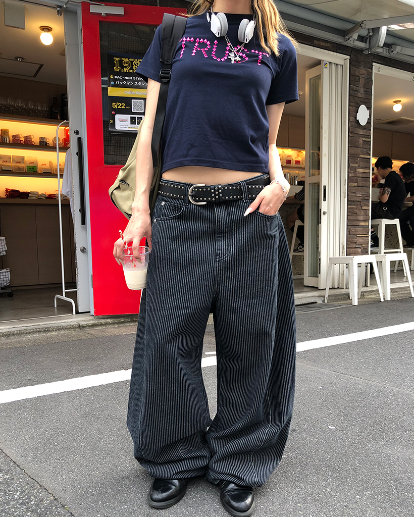 その他 naomi0626aoi0825 nanamica - Wide Denim Pants / LI(Light Indigo) | Stripe