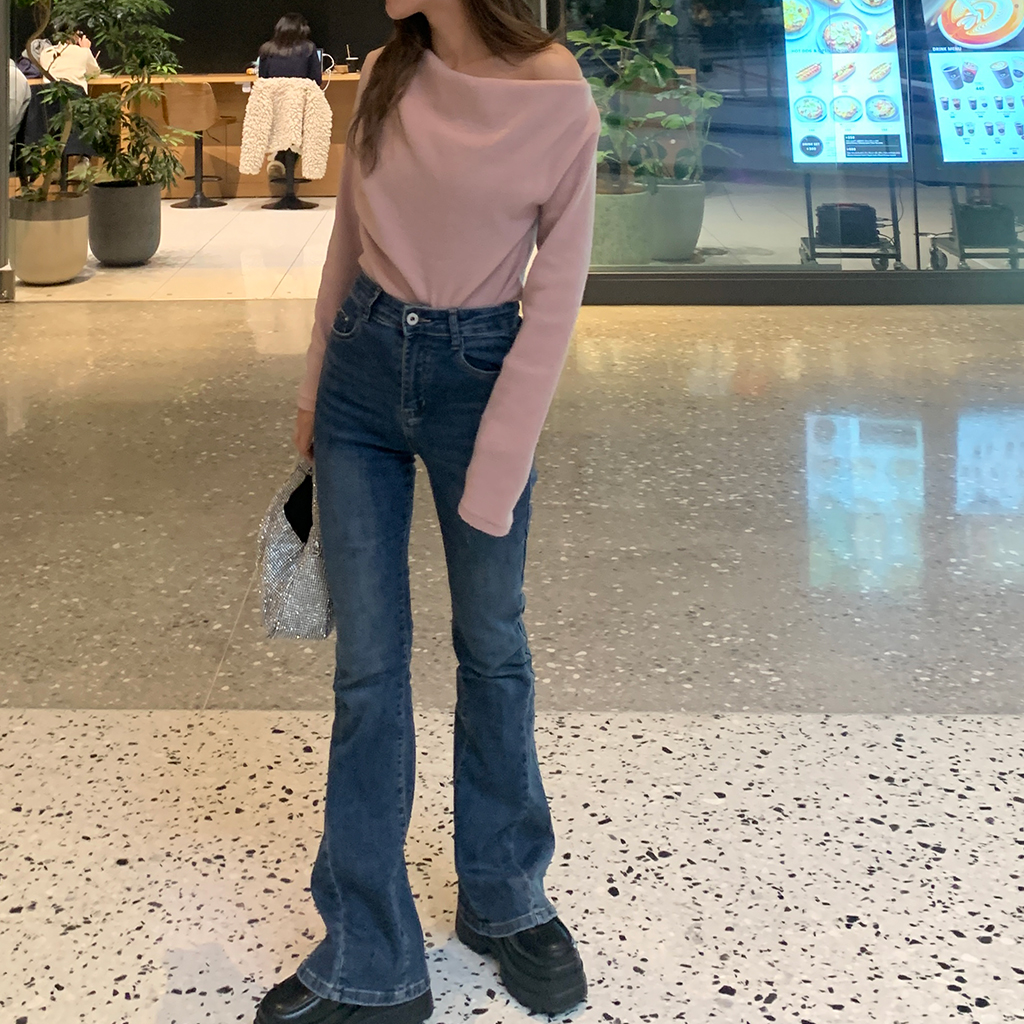 ブーツカット スリムブーツカットデニムパンツ | ファッション通販サイト NUGU